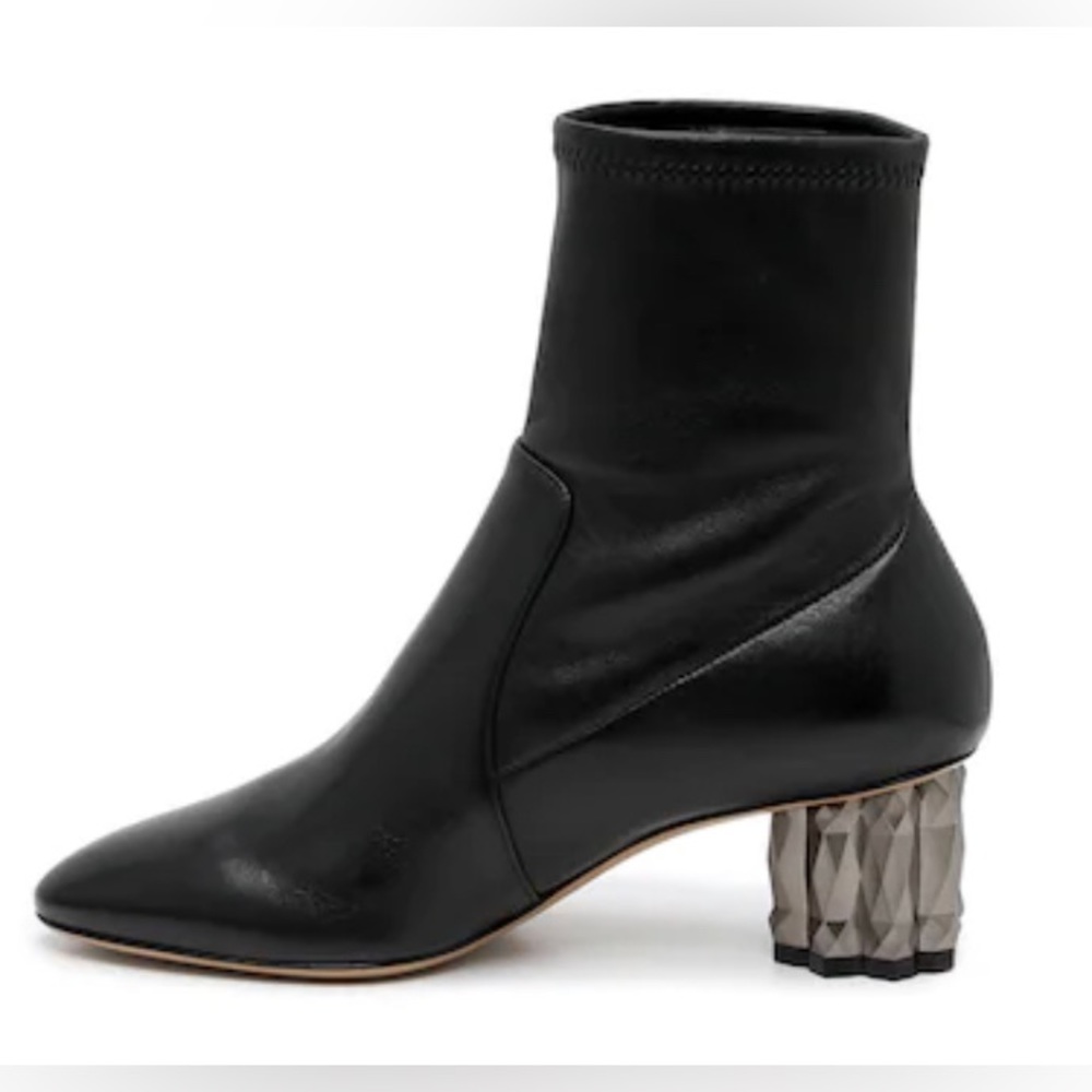 Salvatore Ferragamo NIB US9 Camelia Ankle Boot (Refracted Heel Collection)